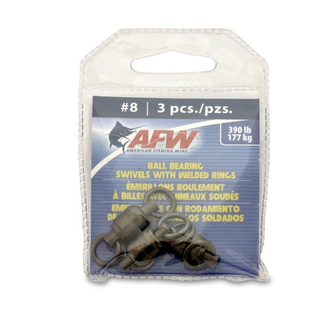 AFW Ball Bearing Swivels with Welded Rings - Fish & Tackle