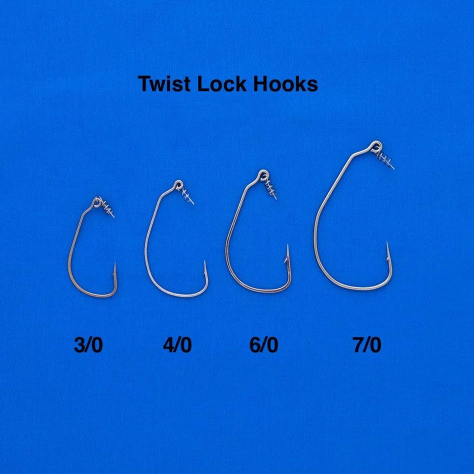 Albie Snax Twistlock Hooks - 4 Pack - Fish & Tackle