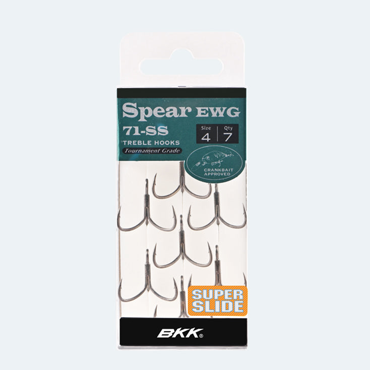 bkk-spear-ewg-71-ss-short-shank-crankbait-treble-hook-package