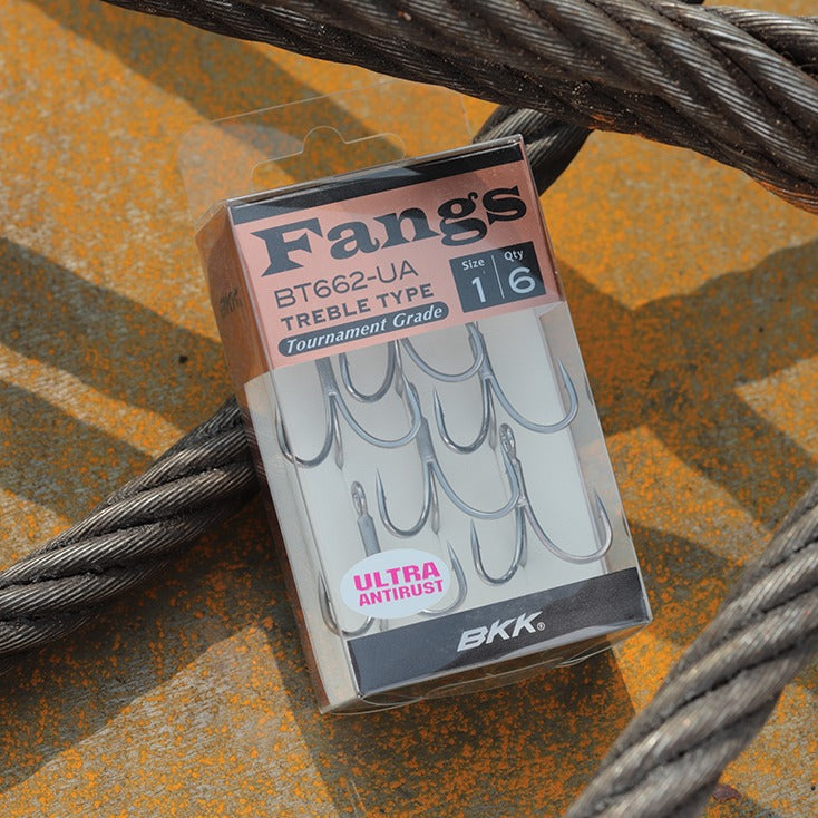 BKK - Fangs-62 UA Treble Hooks