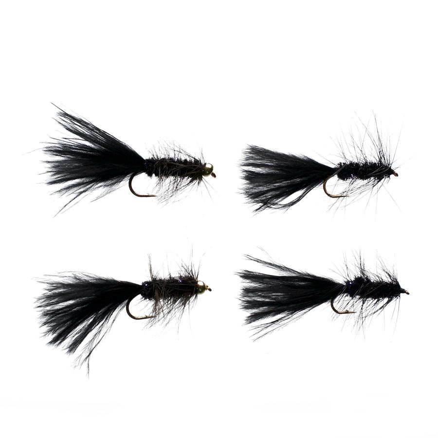 Cortland - Wooly Bugger Flies (4-Pack)