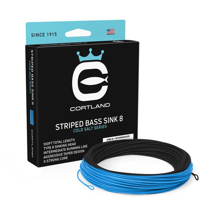 Cortland - Cold Salt Series - Striped Bass Sink 8 Fly Line