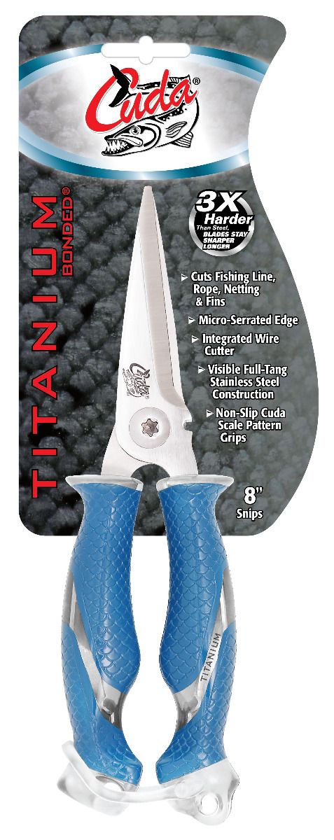 Cuda - 8in Titanium Bonded Snips
