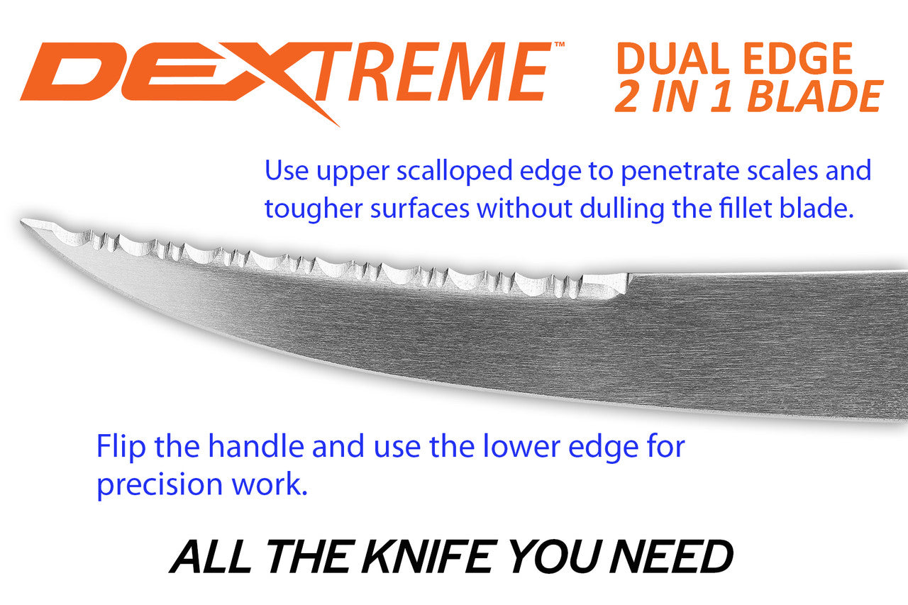 Dexter - Dextreme Dual Edge 7in Flexible Fillet Knife with Sheath