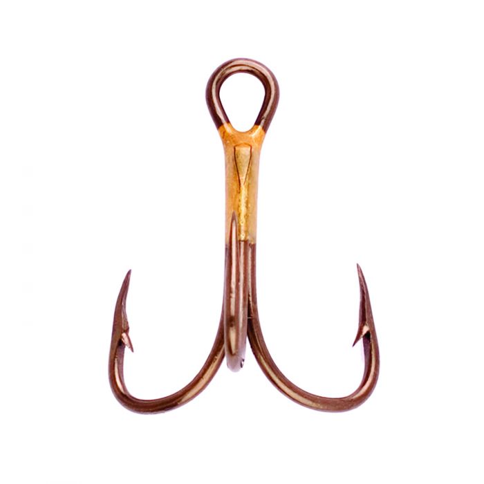 Eagle Claw 2X Treble Hook 12 / Bronze