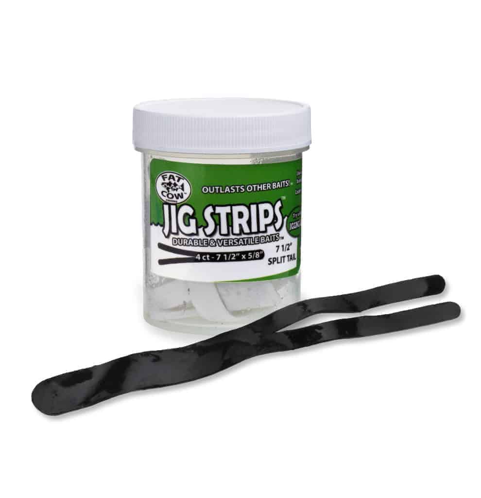 fat-cow-jig-strips-split-tail-black-7in