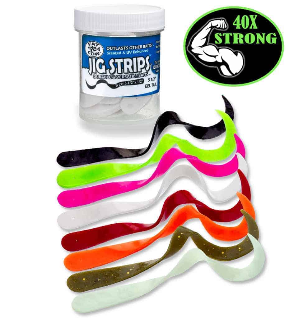 Fat Cow - Eel Tail Jig Strips