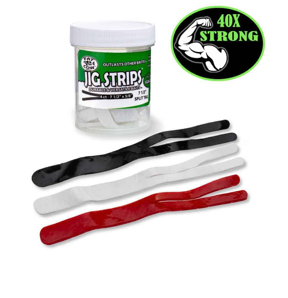 Fat Cow - Split Tail Jig Strips