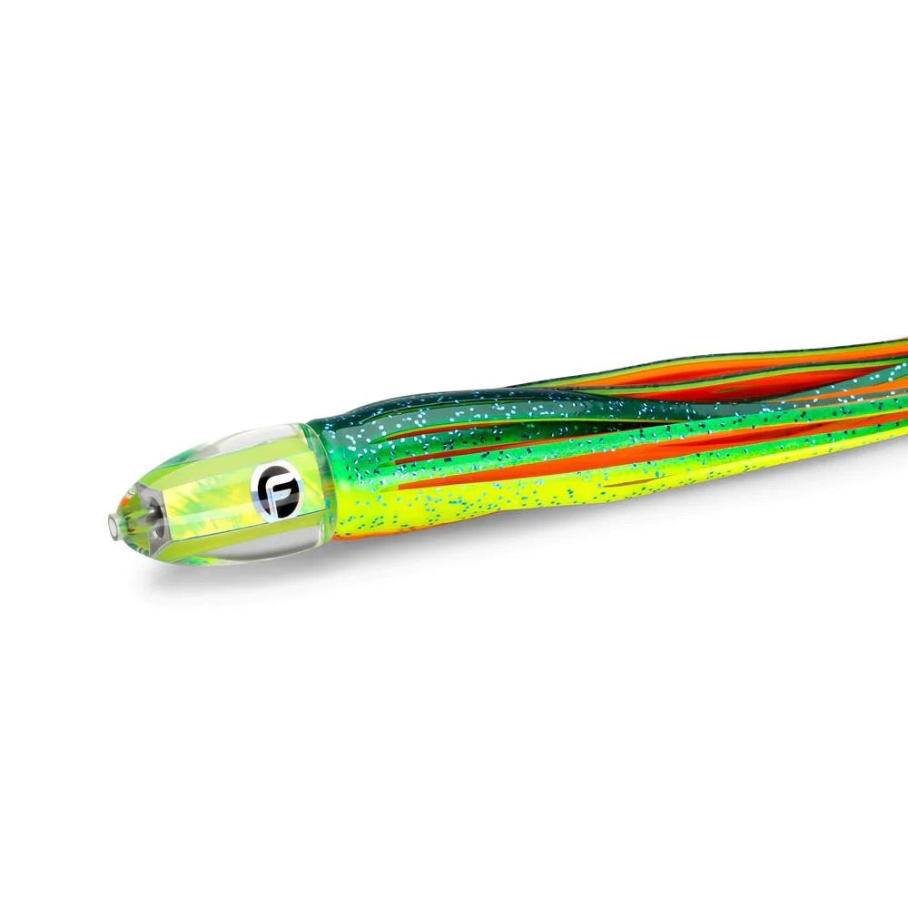 bullet fishing lure Double O Small 7" Trolling Lure Ice Blue Shell / Lure Only