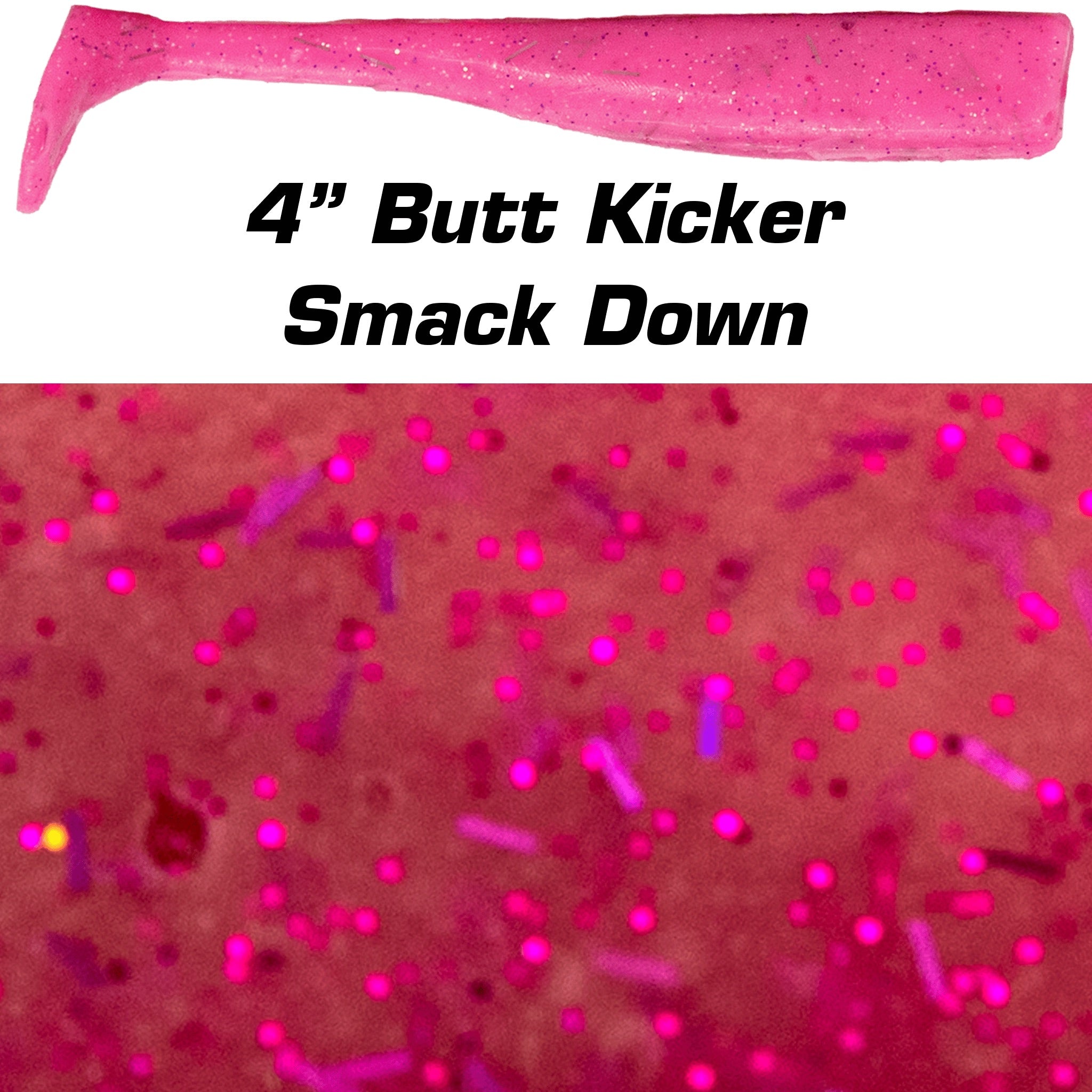 FishBites - 4in Butt Kicker Paddle Tails