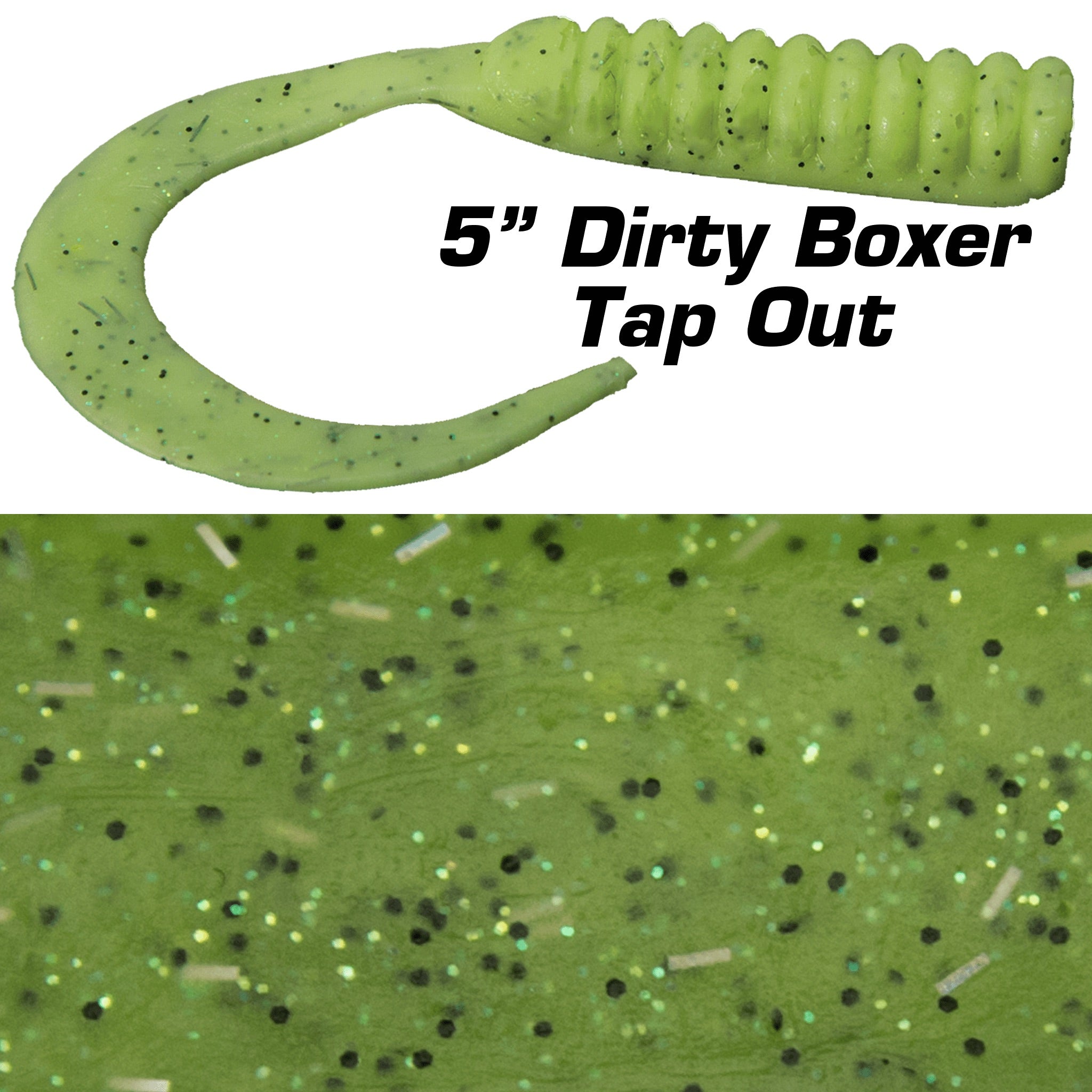 FishBites - 5in Dirty Boxer Curly Tail