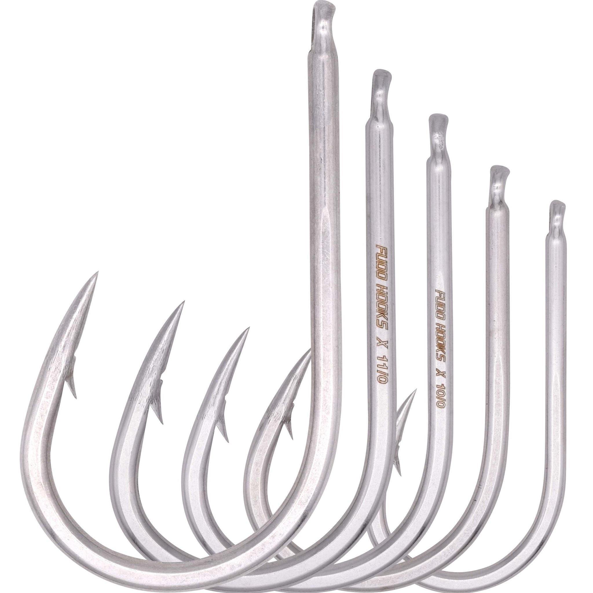 FUDO - Super Ocean "Grander" Curved Needle Eye Hooks - Fish & Tackle