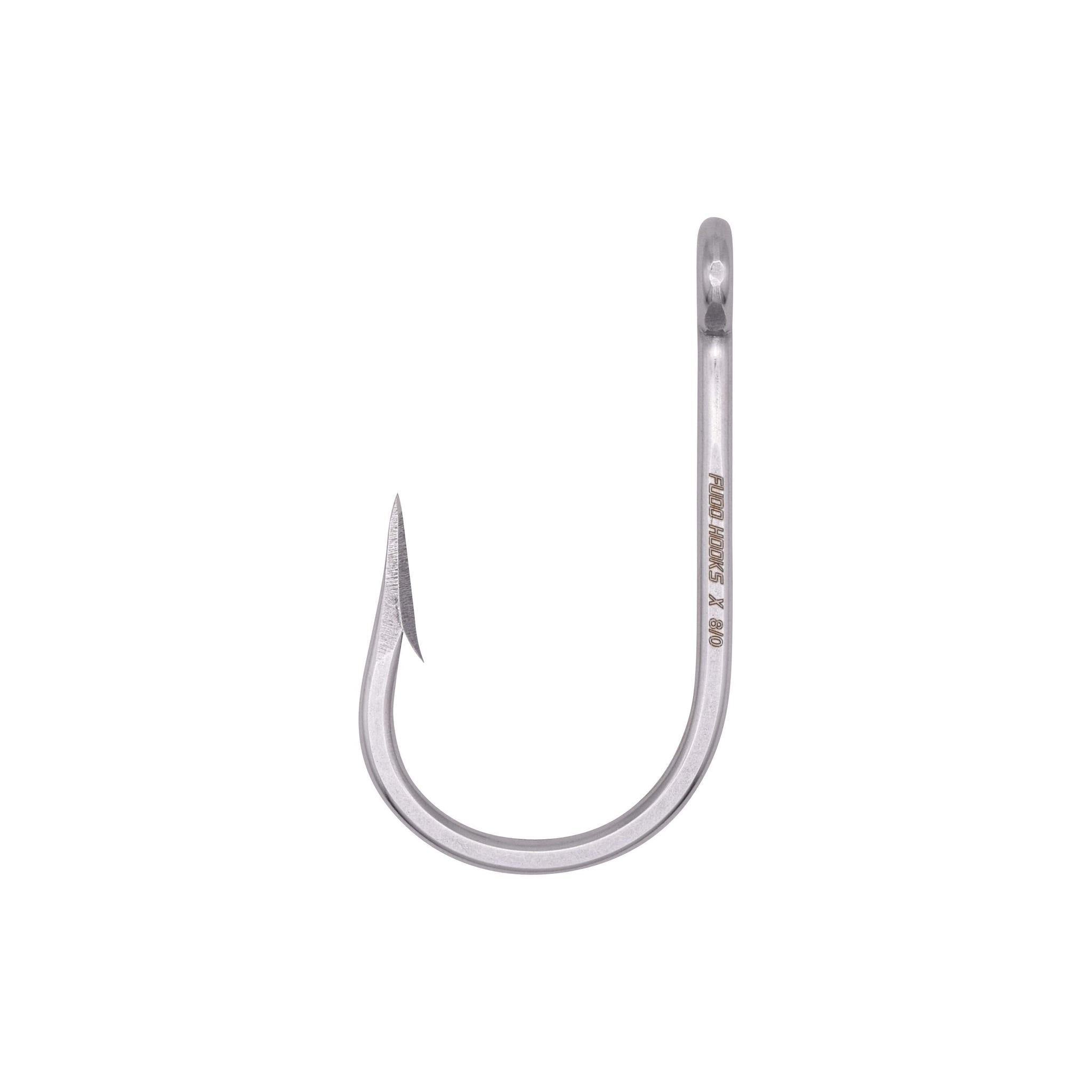 FUDO HOOKS - Super Ocean Tuna Ringed Eye Hooks - Fish & Tackle