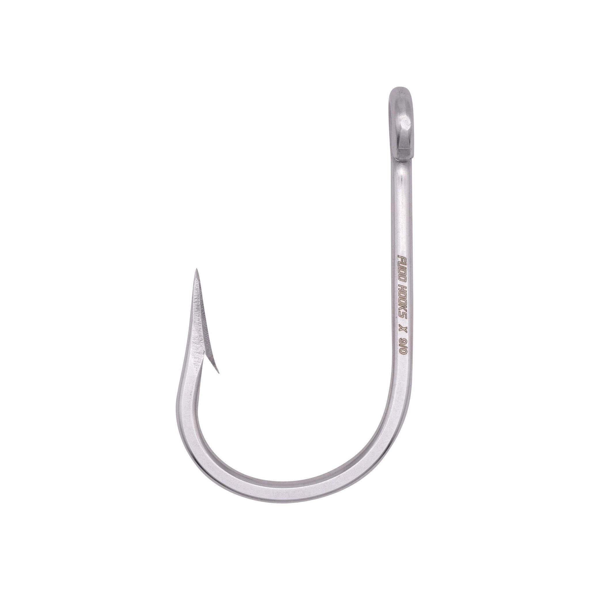 FUDO HOOKS - Super Ocean Tuna Ringed Eye Hooks - Fish & Tackle