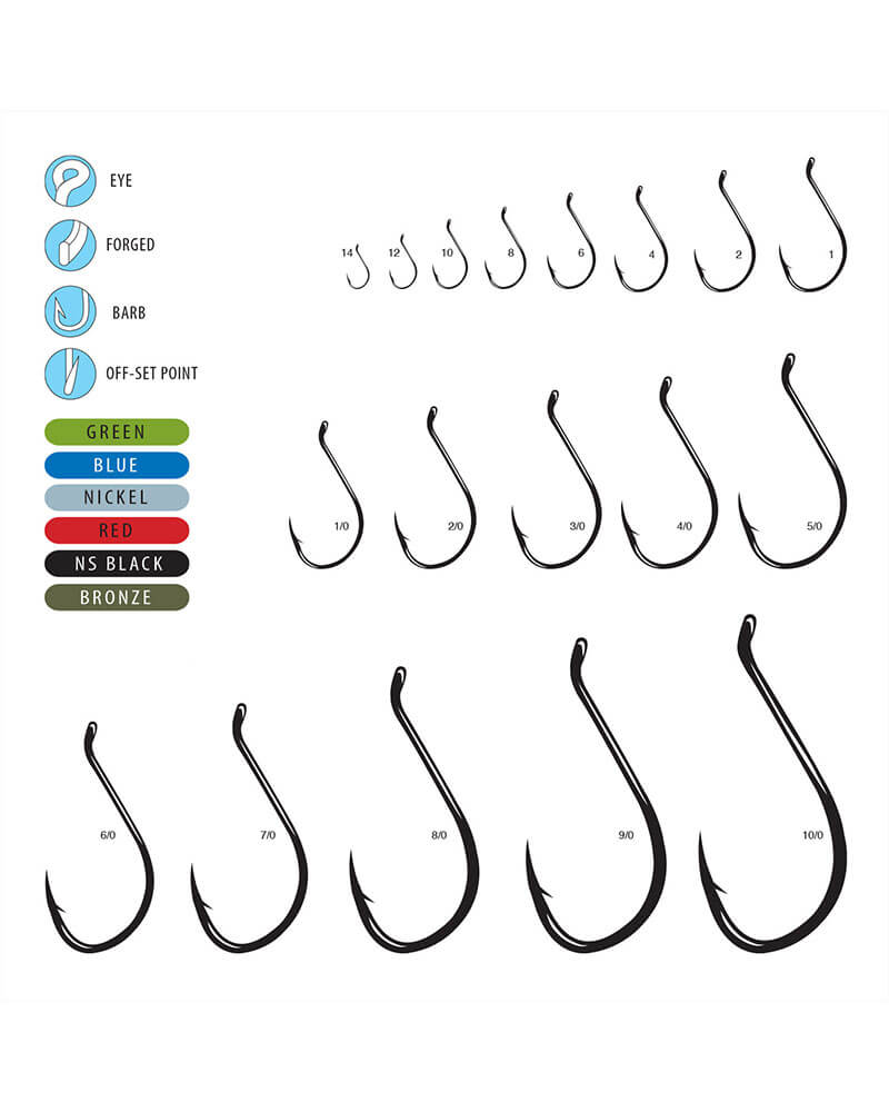 Gamakatsu - Freshwater Octopus Hooks (0230 - Red)