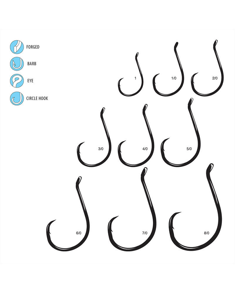 Gamakatsu - Inline Octopus Circle Hooks (2214 - Black)