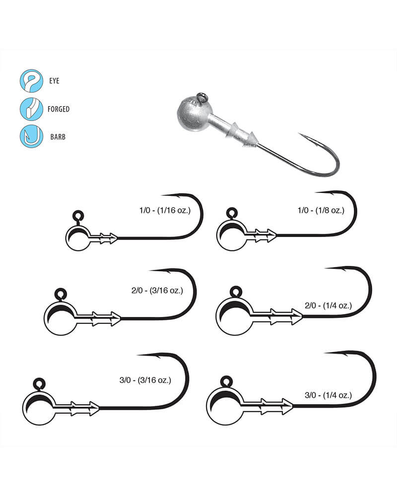 Gamakatsu - Round 26 Jig Heads (50041)