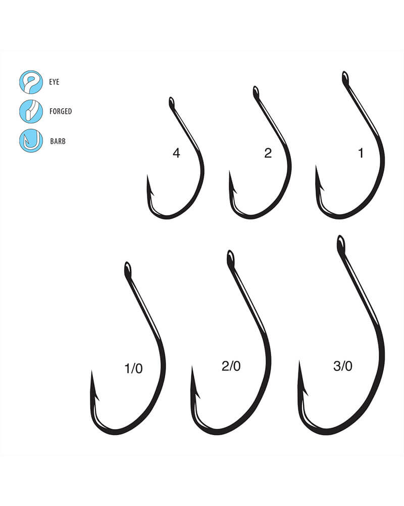 Gamakatsu - Split Shot/Drop Shot Hooks (5041 - NS Black)