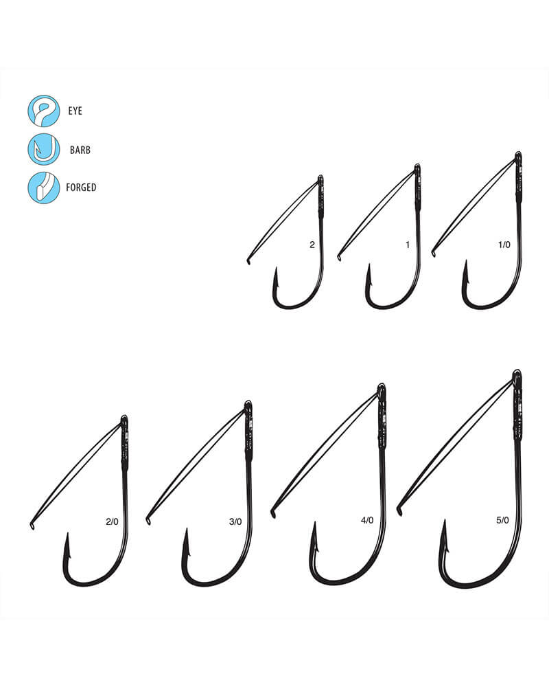 Gamakatsu - Straight Shank Worm Hook with Wire Guard (6511)