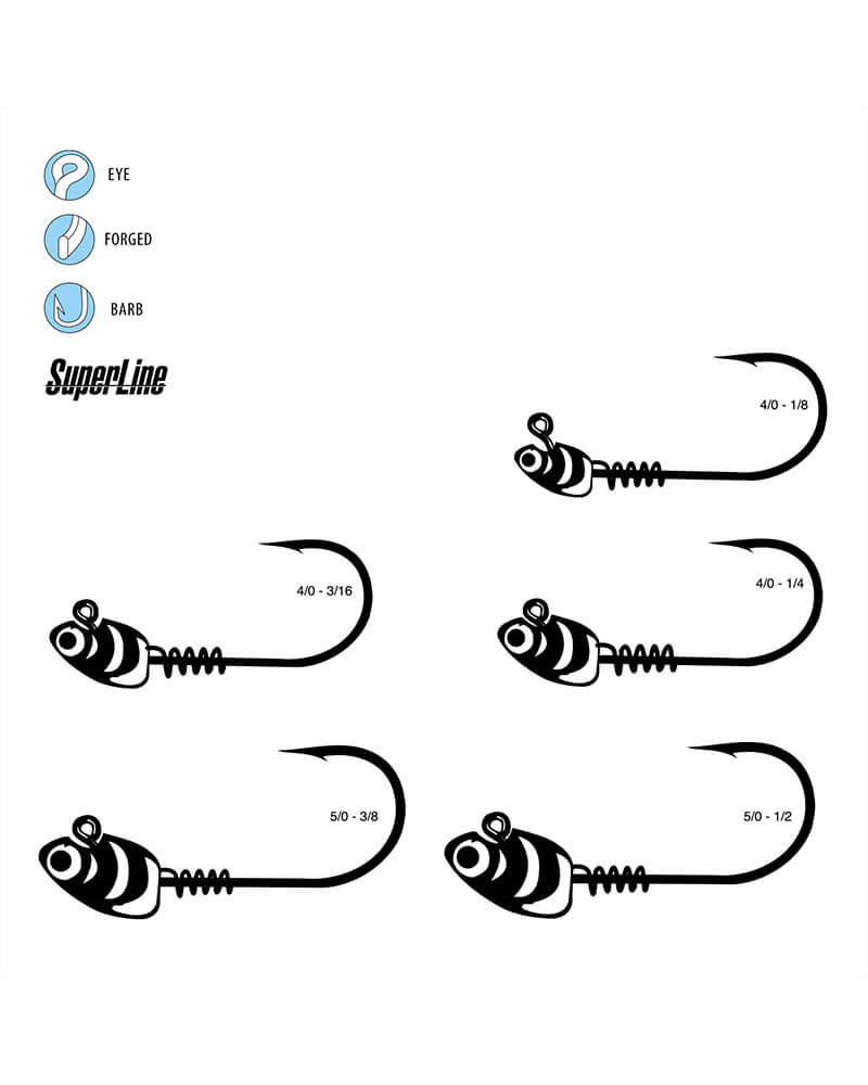 Gamakatsu - Superline Swim Bait Jig Heads (3534)