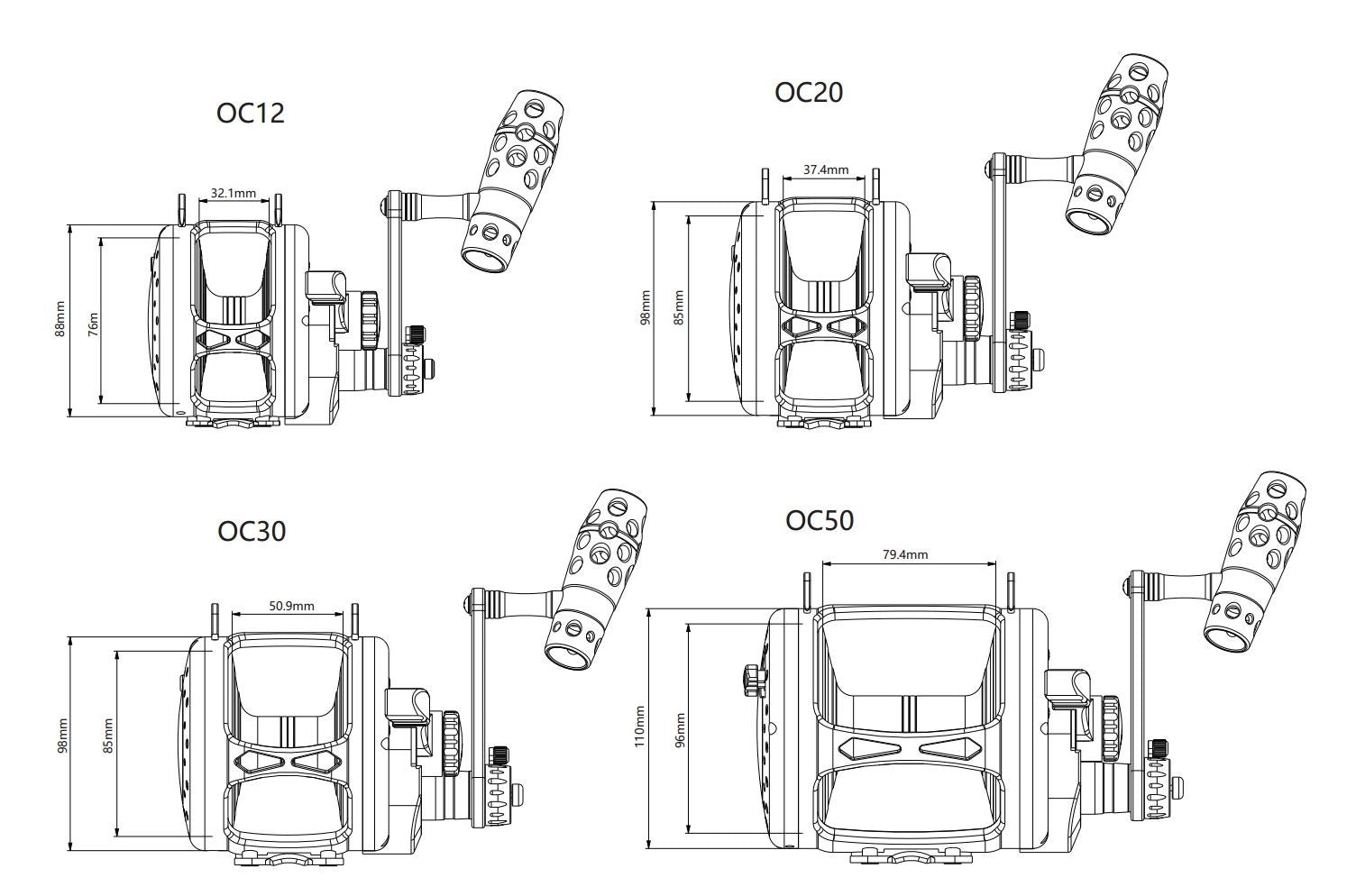 Maxel - Oceanic Two Speed Trolling Reels