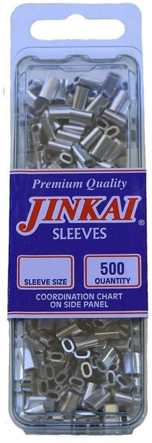 Jinkai Aluminum Crimp Sleeves (500 Packs)