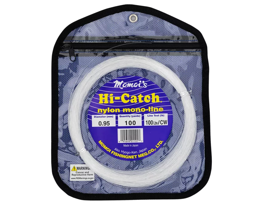 Momoi - Hi-Catch Monofilament Leader Material - Clear White