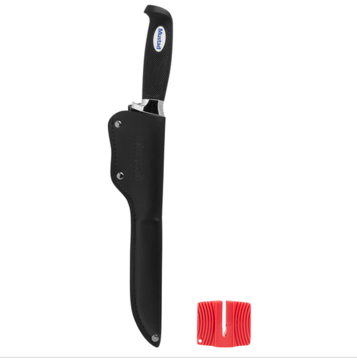 Mustad - 6" Fillet Knife w/ Sheath and Sharpener