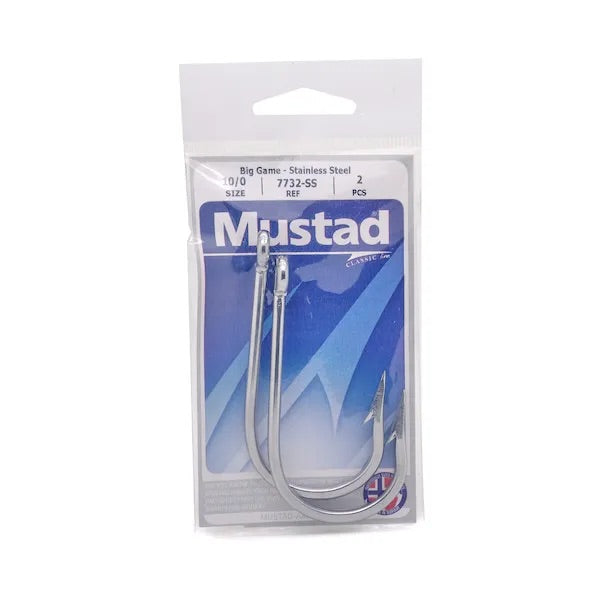 Mustad - 7732SS Stainless Steel Big Game Hooks