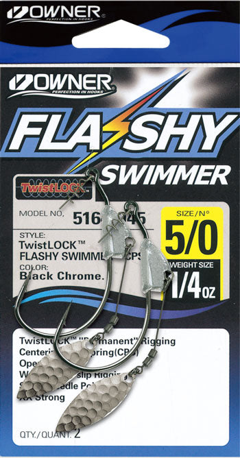Owner - Flashy Swimmer Swim Bait Hooks (5164)