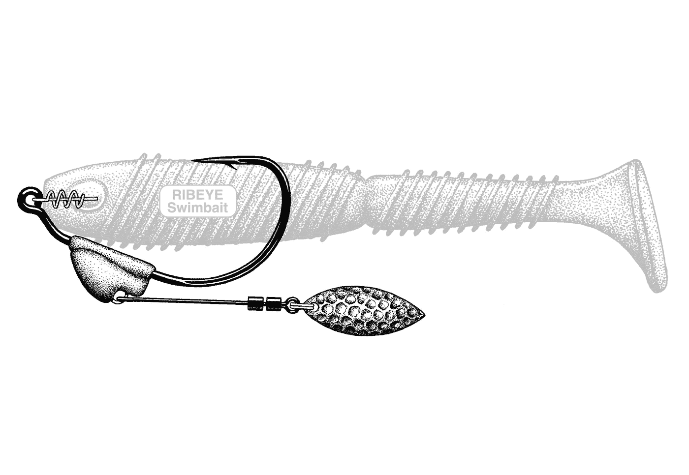 Owner - Flashy Swimmer Swim Bait Hooks (5164)