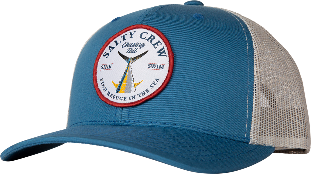 Salty crew chasing tail trucker hat store