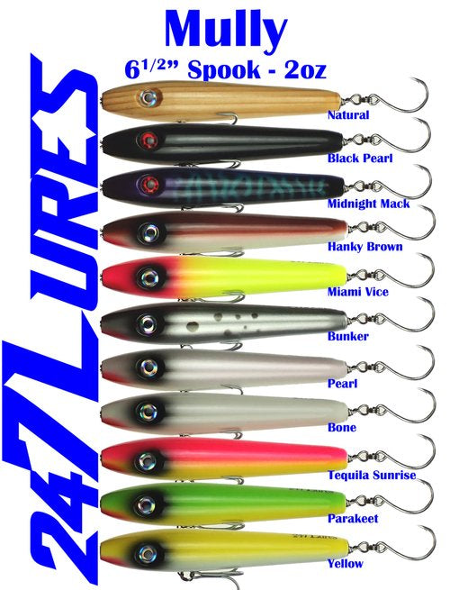 24/7 Lures - 6.5in Mully Spook
