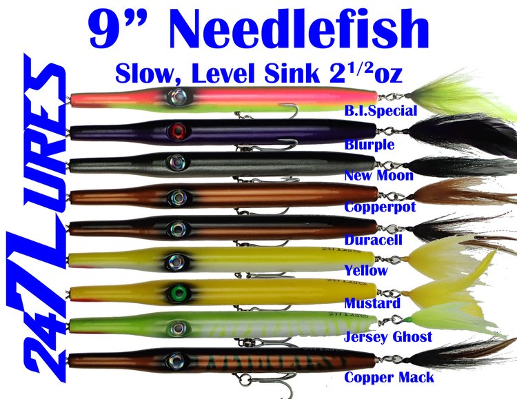 24/7 Lures - 9in Needlefish