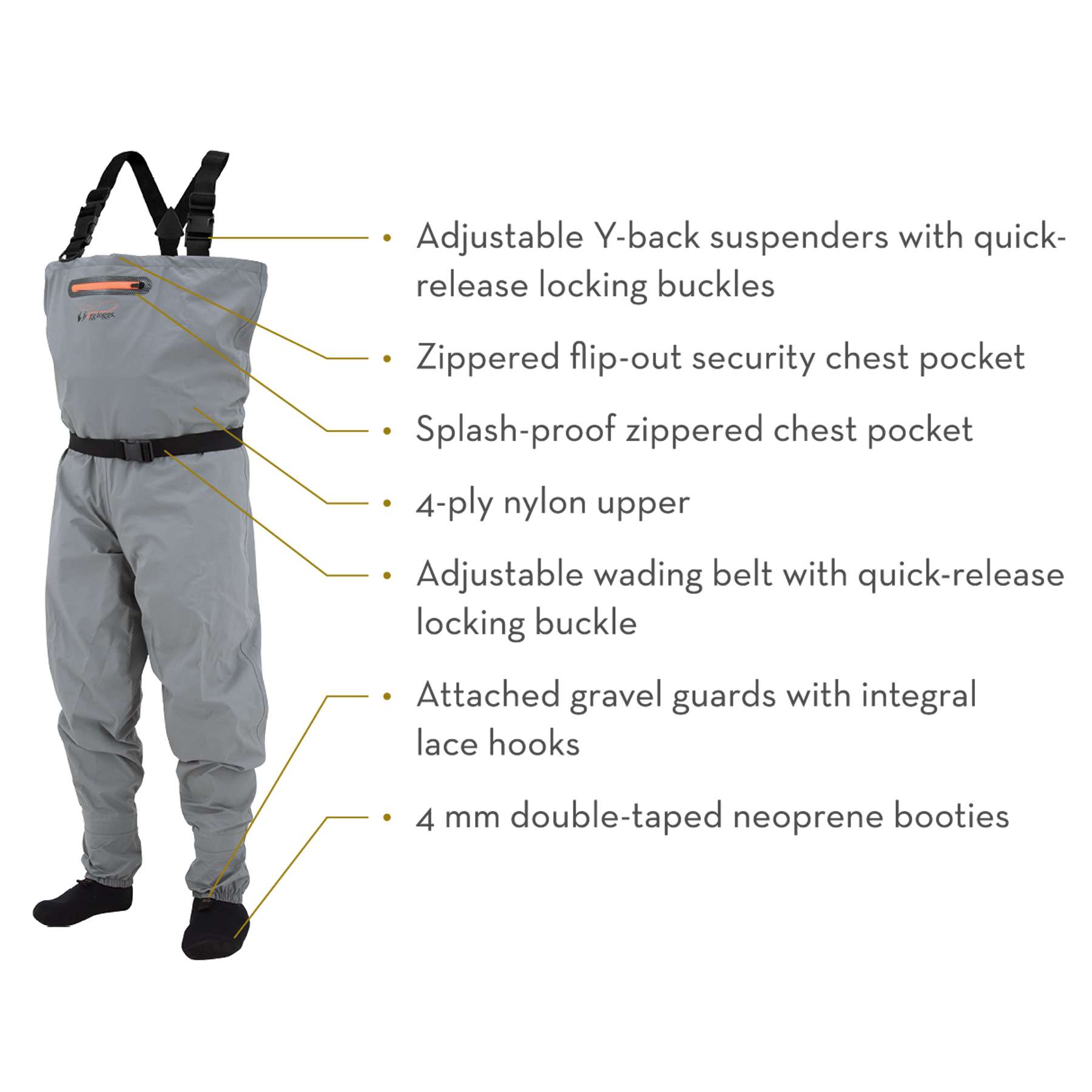 Frogg Toggs - Canyon II Breathable Stockingfoot Chest Wader