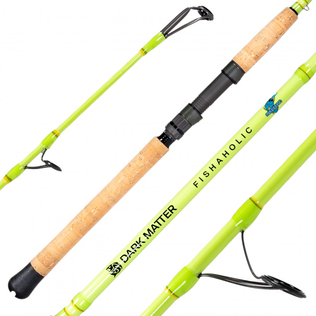 Dark-Matter-Fishaholic-Inshore-Spinning-Rod-FIS70HF-Avocado-Green
