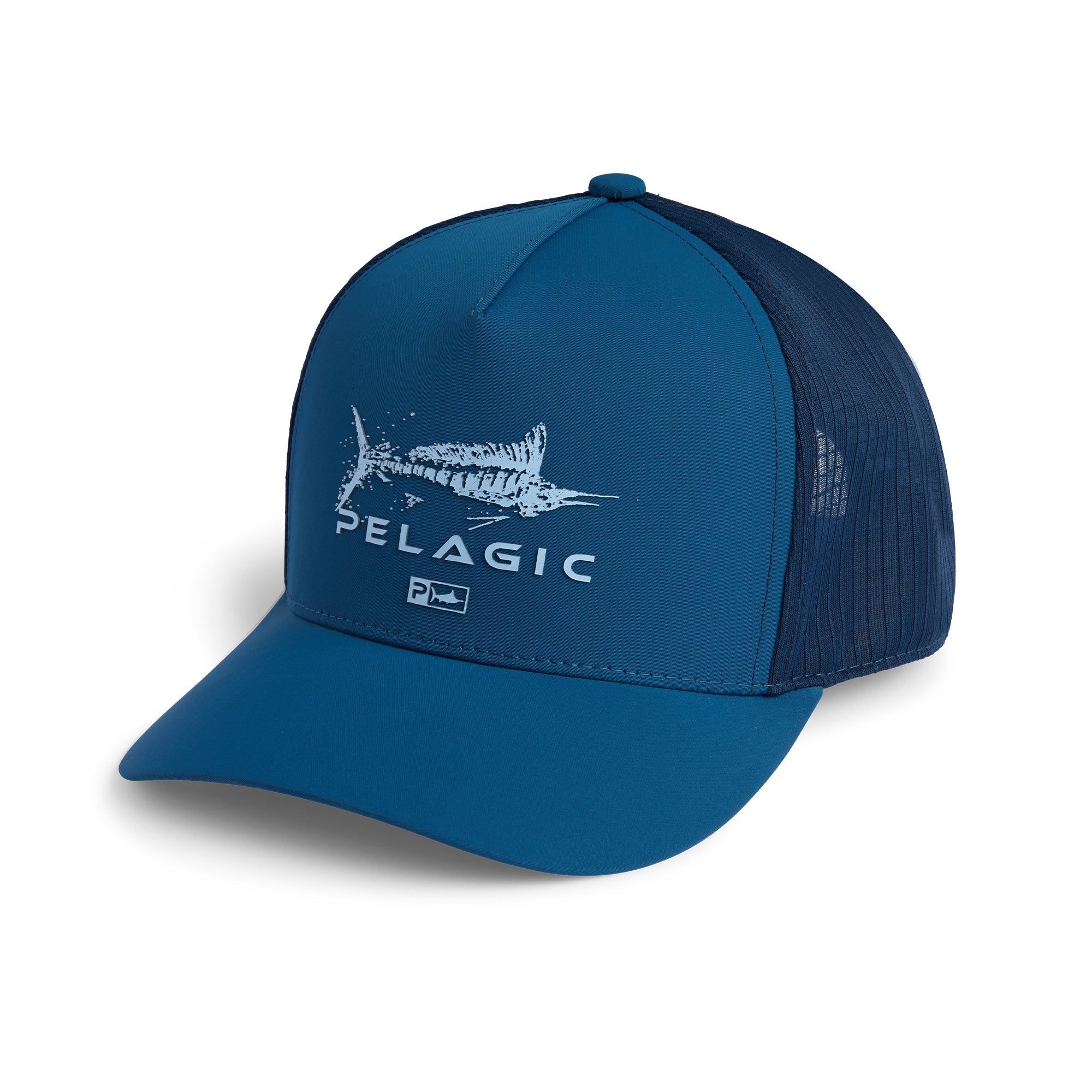 Pelagic - Echo Gyotaku Performance Sailfish Trucker Hat