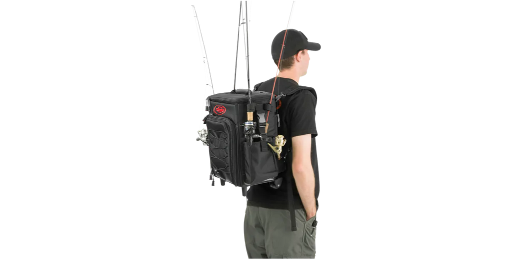 Zaino SKB Rolling Tackle Da Pesca - Nuovo Con Ruote E Impermeabile