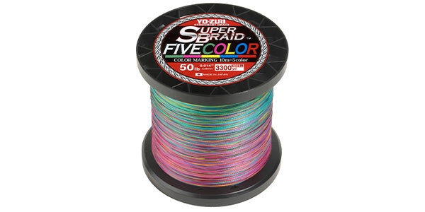 Yo-Zuri - SuperBraid Five Color - Bulk Spools