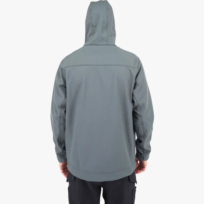aftco-reaper-windproof-pullover-hoodie-charcoal-model-back-hood