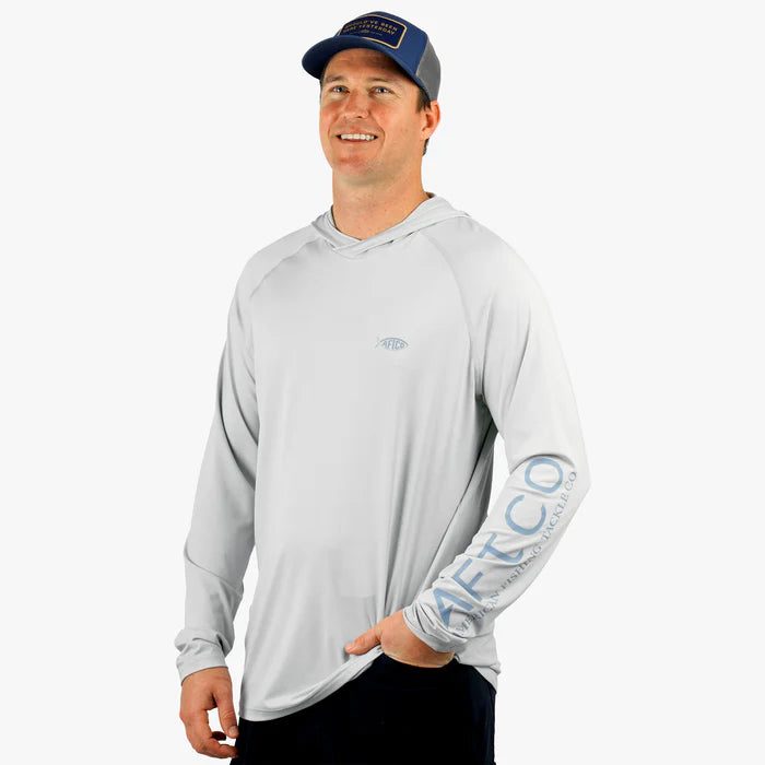 aftco-samurai-sun-protection-hoodie-shirt-oyster-gray-heather-arm
