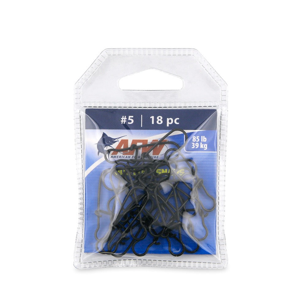 Package of fishing hooks with American Fishing Tackle branding on a white background