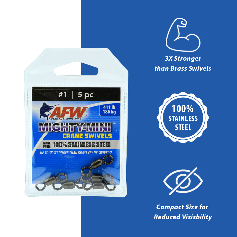 AFW - Mighty-Mini Stainless Steel Crane Swivels