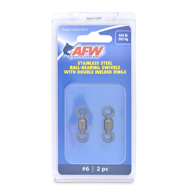 AFW - Stainless Steel Ball Bearing Swivels with Double Welded Rings