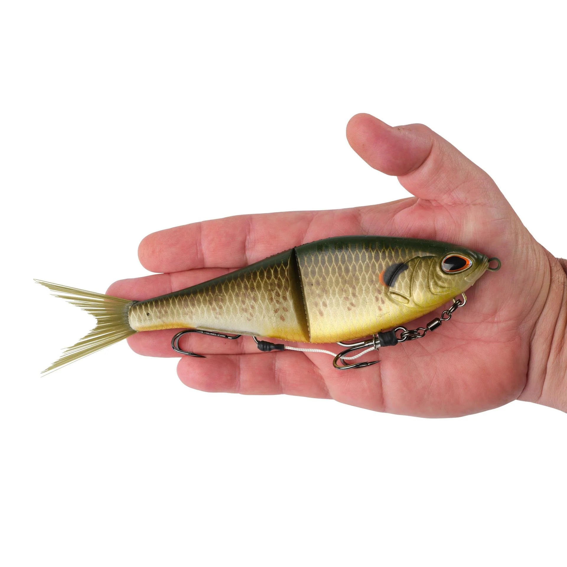 berkley-powerbait-chop-block-soft-glide-bait-8in-matte-shellcracker-hand