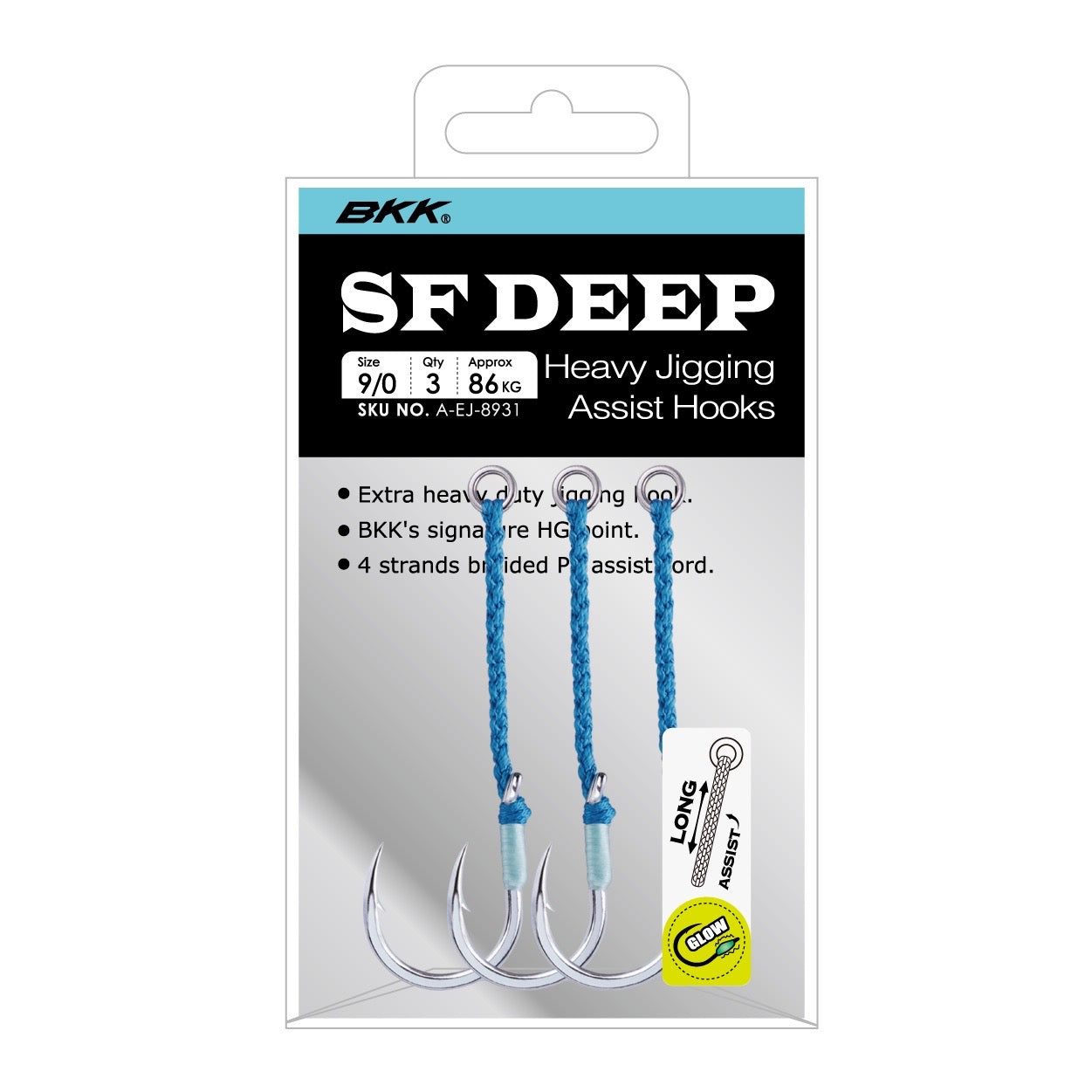 BKK - SF-Deep Long Jigging Assist Hooks