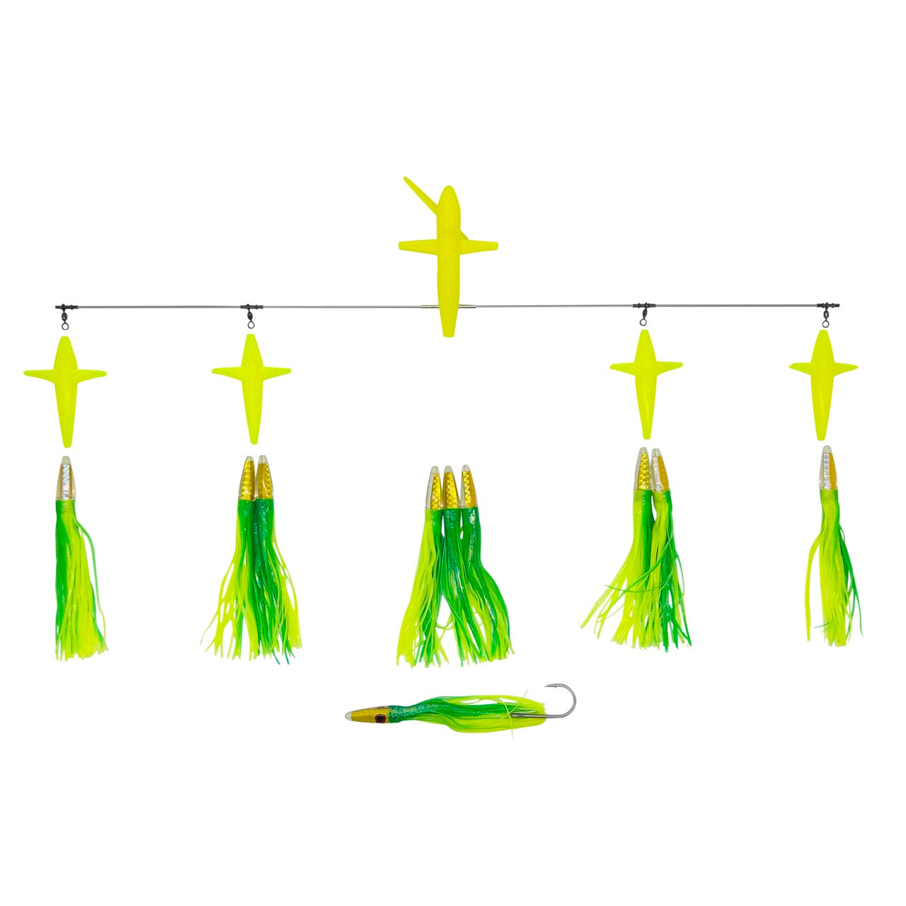 chatterlures-36in-side-tracker-bar-9in-machine-head-lures-lemon-lime
