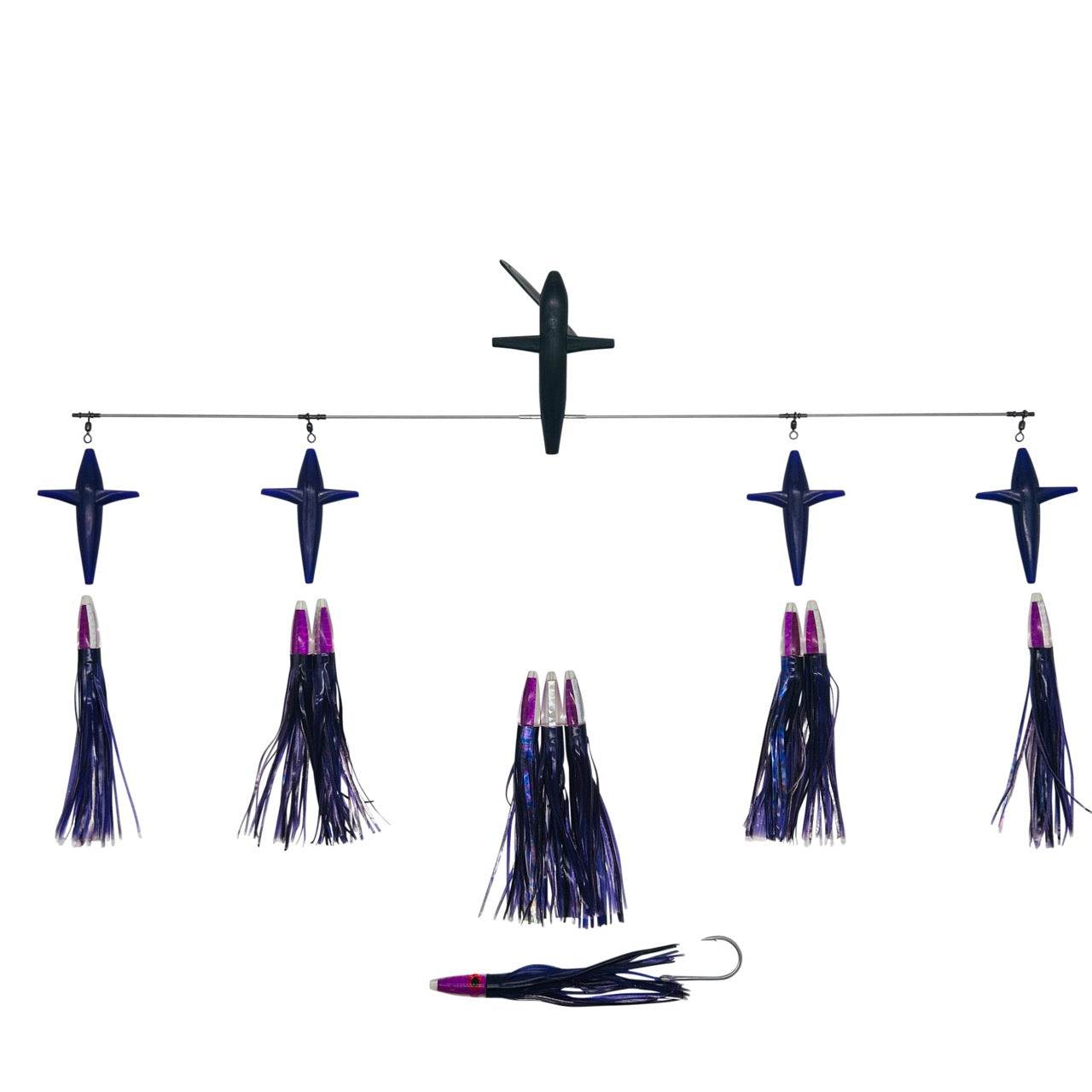 chatterlures-36in-side-tracker-bar-9in-machine-head-lures-purple