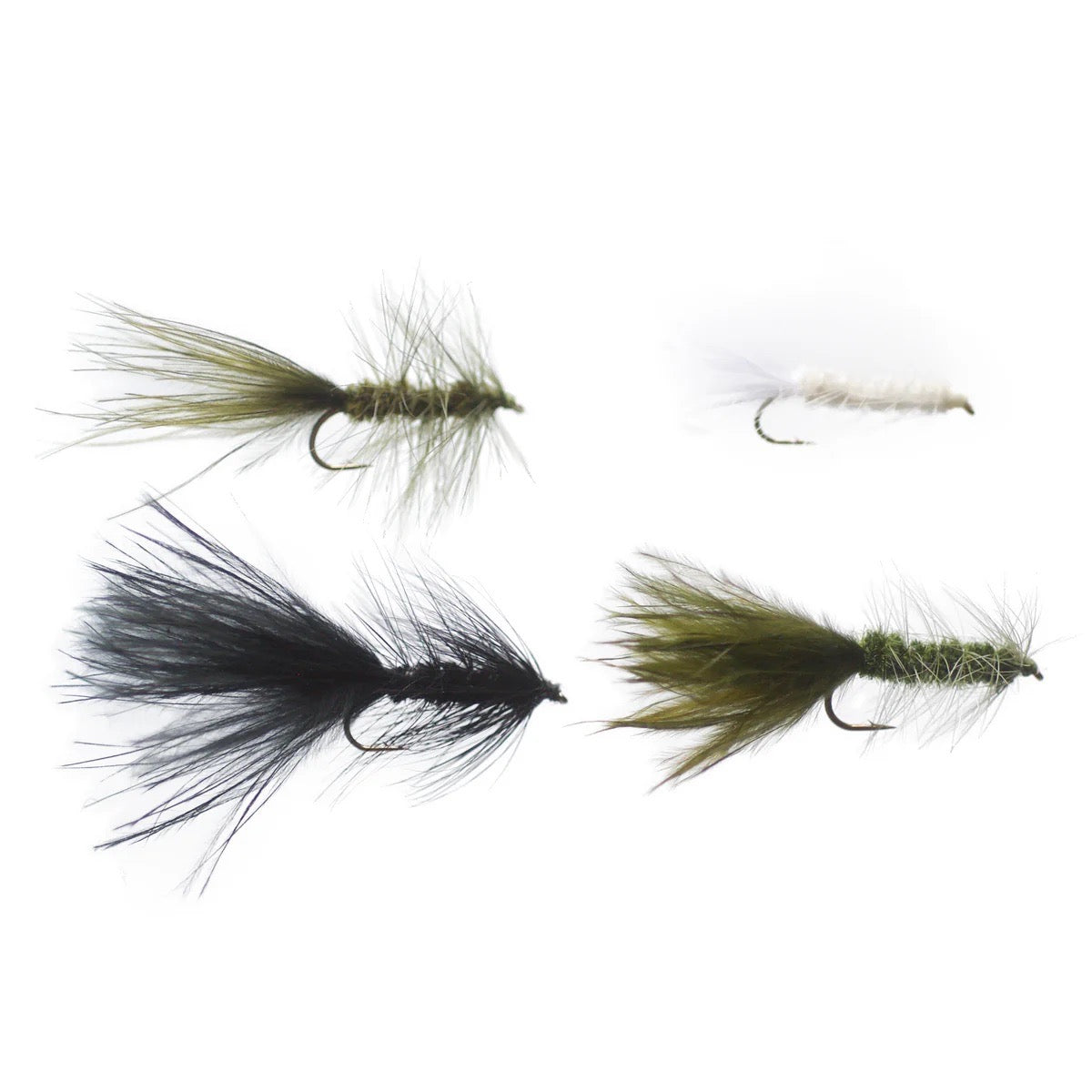 Cortland - Wooly Bugger Flies (4-Pack)