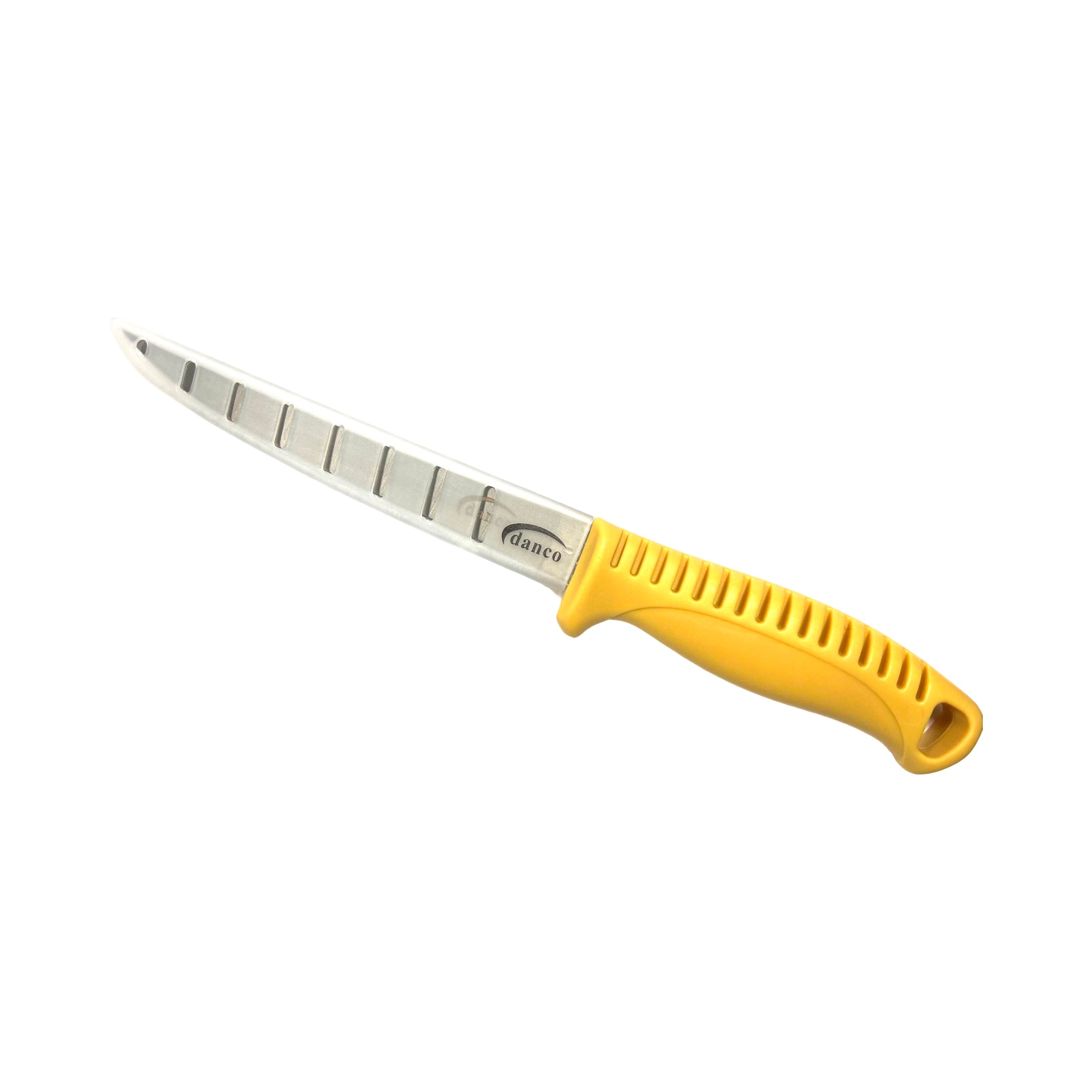 danco-fne-economy-6in-fillet-knife-with-sheath-yellow-handle-sheath